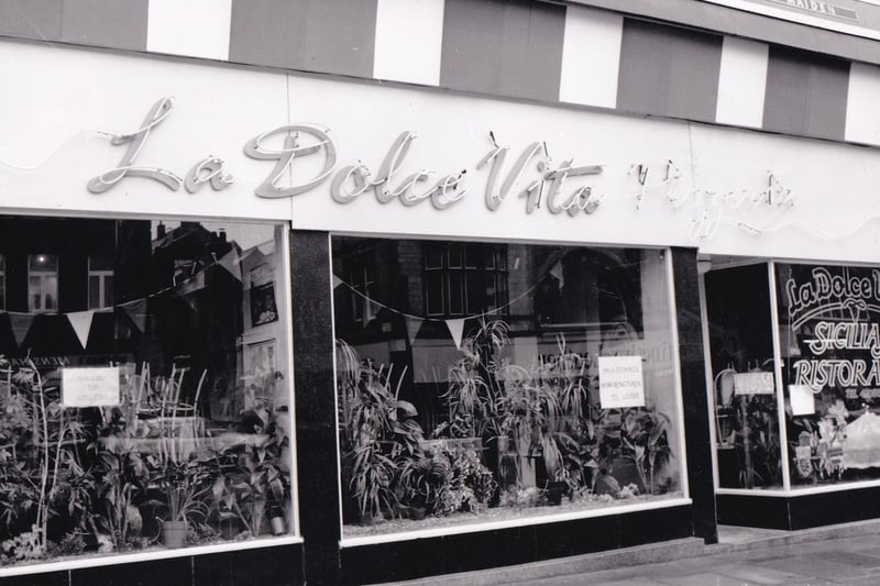 The flavours of Sicily were on offer at La Dolce Vita on Vicar Lane. Pictured in Febraury 1991.