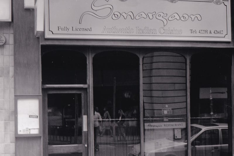 You could find Indian restaurant Sonargaon on New Briggate in the city centre. Pictured in September 1990.