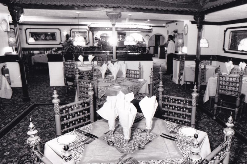 Inside the new Aagrah restaurant in Garforth pictured in May 1993.