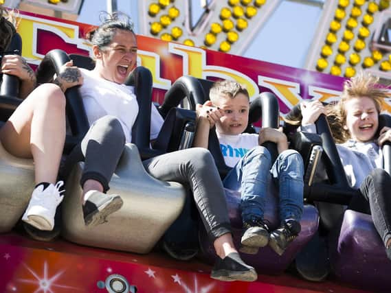 Scores of people turned out to enjoy Robinson's Funfair in Halifax.