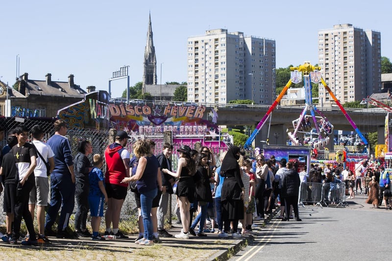 The funfair proved a hit, with many flocking to enjoy the attractions.