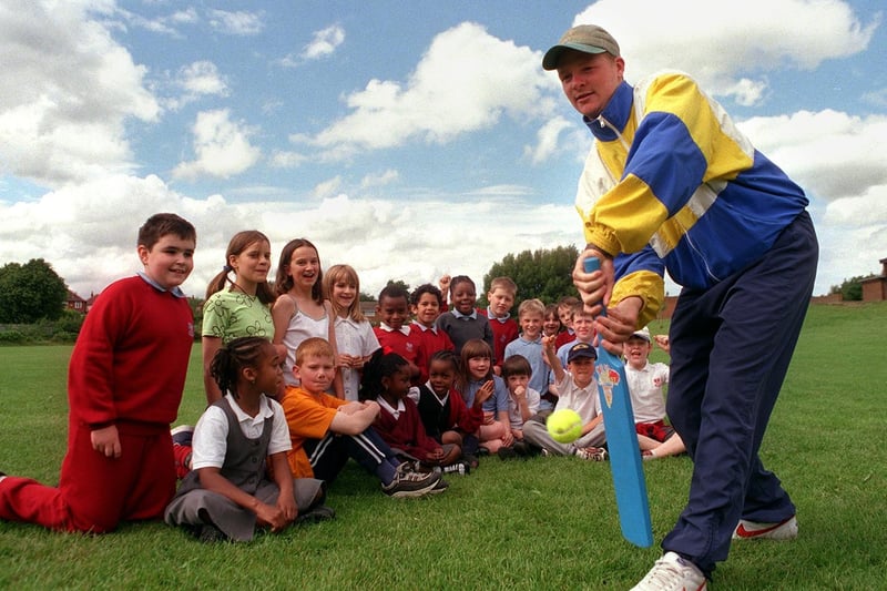 Cricket mad-youngsters in Gledhow enjoyed a masterclass from Yorkshire County Cricket Schools teacher Dave Paynter.