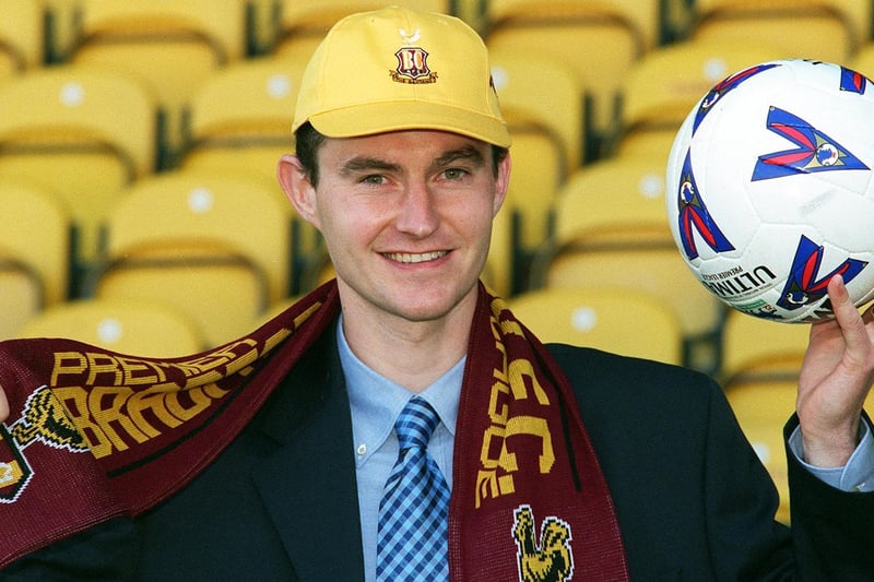 Leeds United defender David Wetherall signed for Bradford City. He joined the Bantams for a club record fee of £1.4 million.