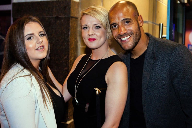 Courtney, Sophie & Jerome enjoy their big night out in town.