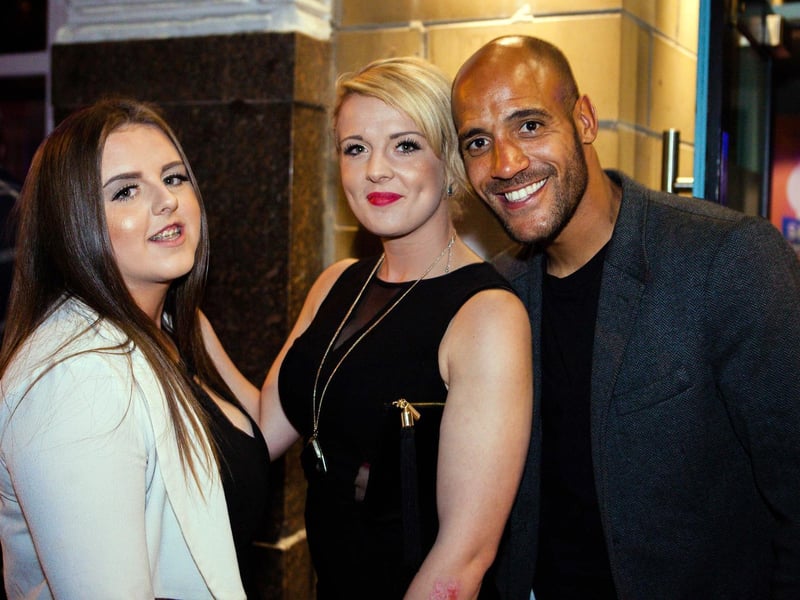 Courtney, Sophie & Jerome enjoy their big night out in town.
