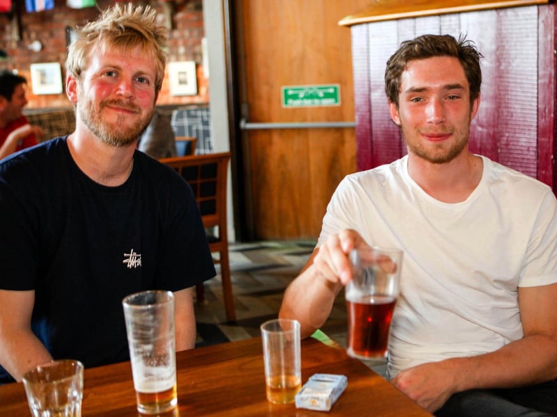Espen & Aleksander chilling out in Scarborough Flyer.