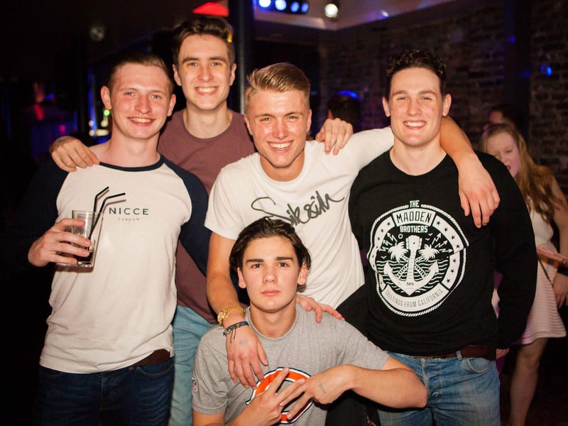 Owen, Zac, Joe, Jack & James enjoying their night in Blue Lounge.