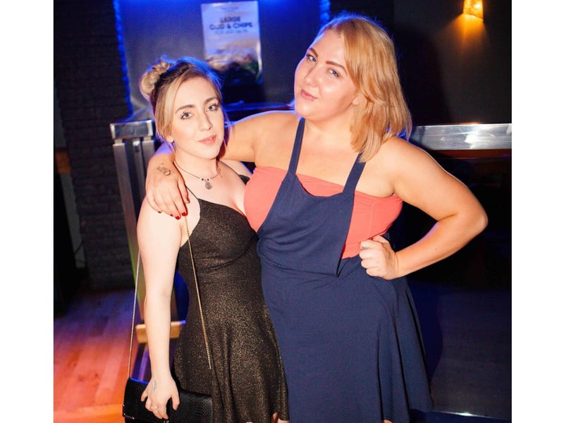 Jordan & Ellie in Blue Lounge.