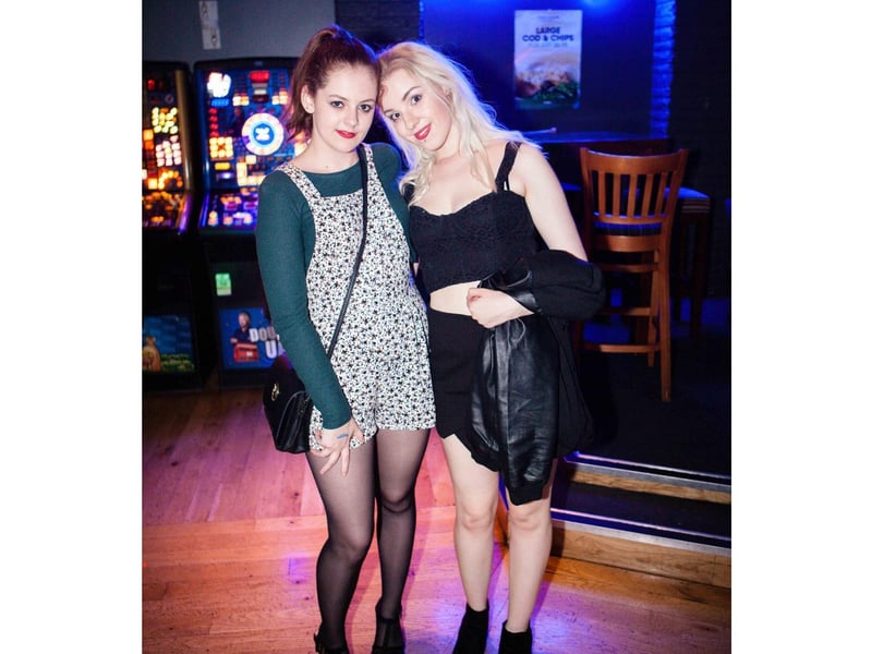 Demi & Finola enjoying their night out in Blue Lounge.