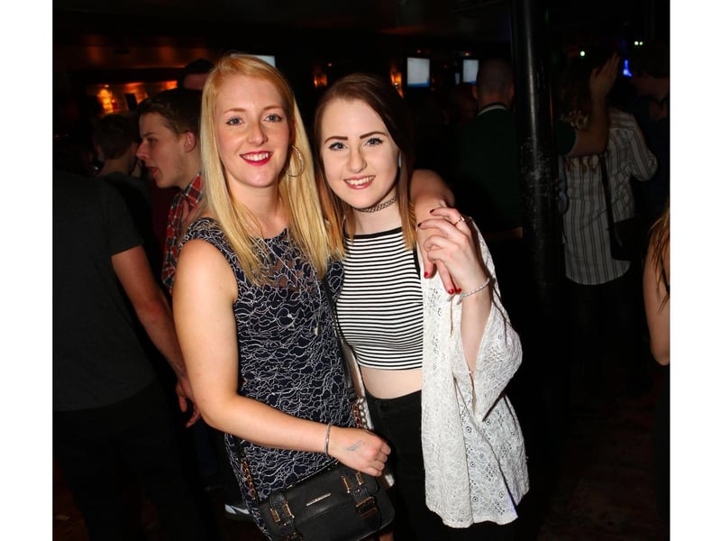 Becca & Jess enjoying a night out.