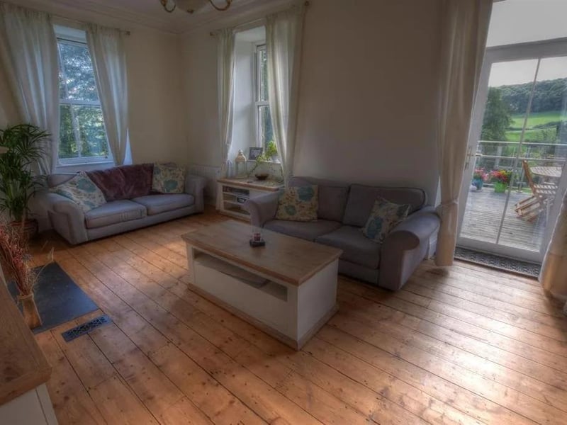 Large windows give rooms in the property plenty of natural light