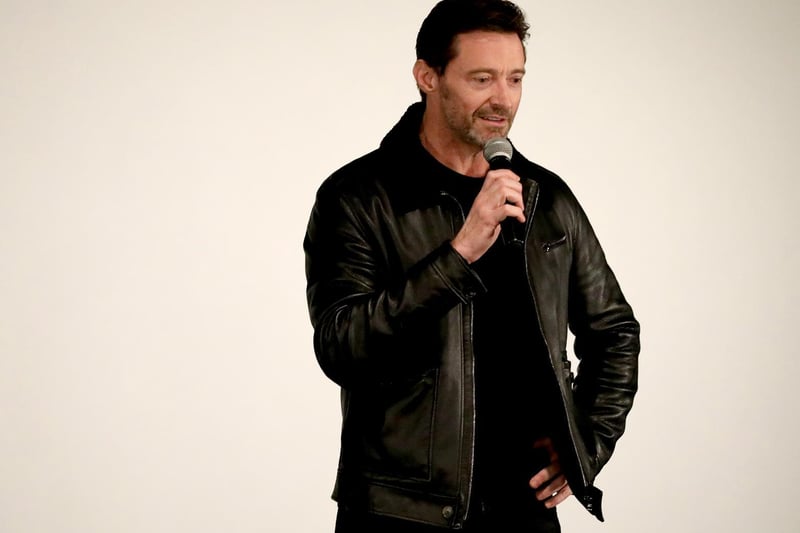 The celebrity was spotted perusing the local area, as the Production Park Studios team worked on ‘The Greatest Show’ - Hugh Jackman’s theatrical spectacular