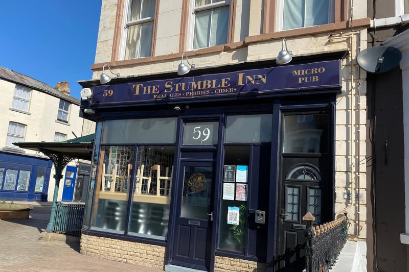 The Stumble Inn on Falsgrave is a micro pub known for its selection of real ale and ciders. A Google reviewer wrote: "We've been coming here when in town to visit friends for years now, it's always been a nice place and now with a vastly larger selection of taps, there's a real wealth of beers and ciders to try. The atmosphere is always pleasant and welcoming, the barman talkative and knowledgeable."