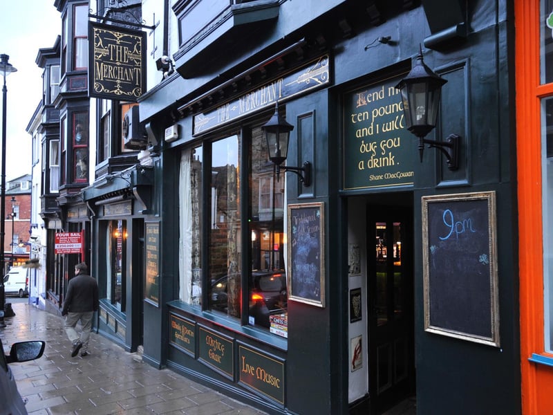 The Merchant, on Eastborough, is small but lively Irish pub with a cosy atmosphere. A Google review reads: "Great bar with a great atmosphere! Very friendly and a fantastic pint of Guinness!"
