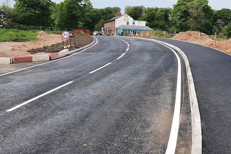 The new roundabout in Lea Lane, between the Sitting Goose pub and the Saddle Inn, will eventually form one of the main gateways of the project, linking the PWDR to the surrounding area as well as the future East-West Link Road, relieving congestion on many of the smaller rural roads