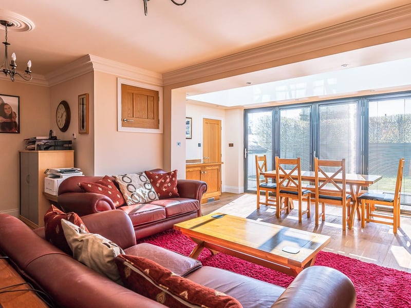 Family space within the light and spacious property