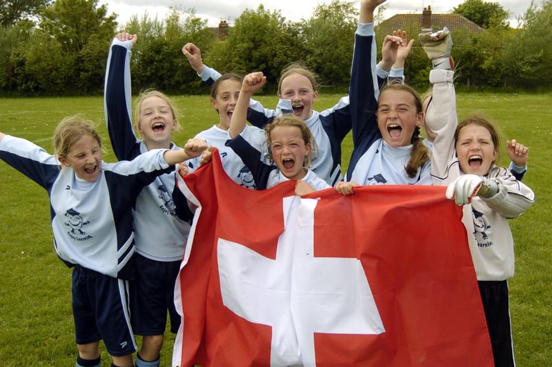 Lisvane girls played as Switzerland.