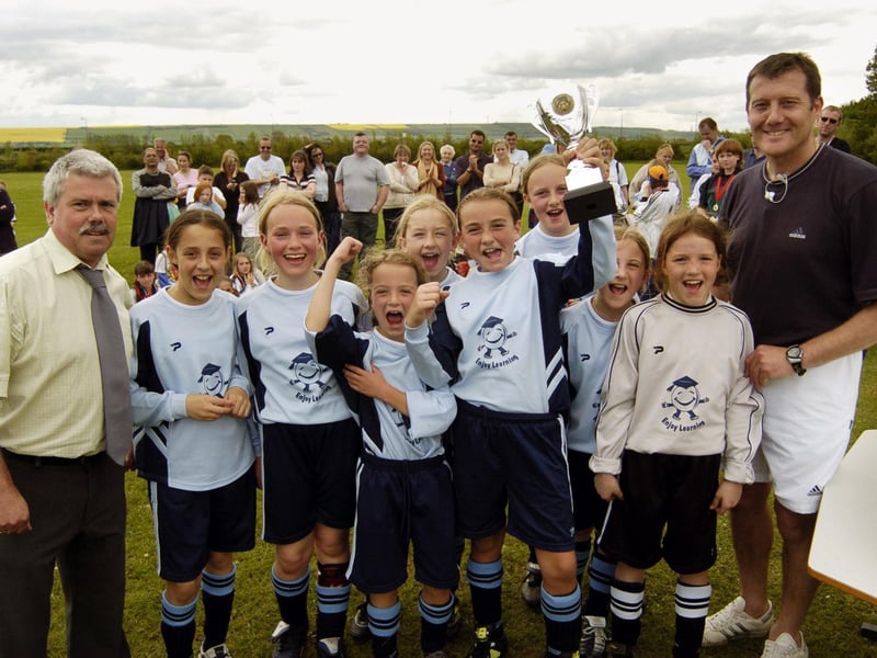 The winners of the girls event.