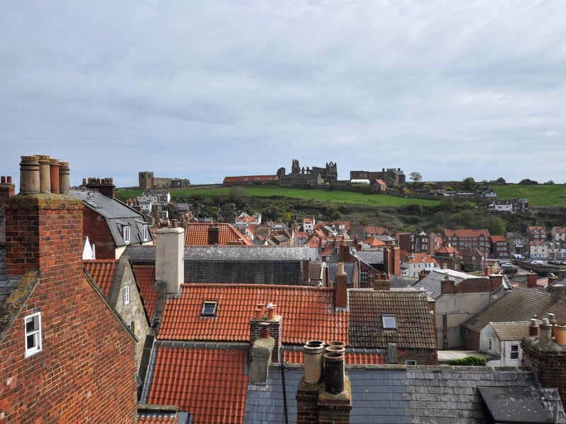 A clear view of the famous landmark in Whitby