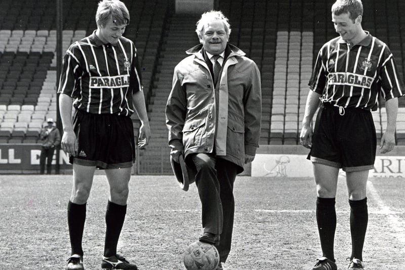 David Jason at the Shay for filming of 'A Touch of Frost' back in 1994.