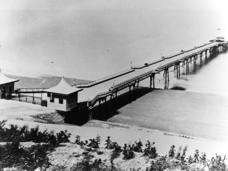 The pier was designed by prominent British seaside architect Eugenius Birch who also designed the aquarium in Gala Land on the South Bay. A change of contractor delayed the opening of the structure until May 1 1869.