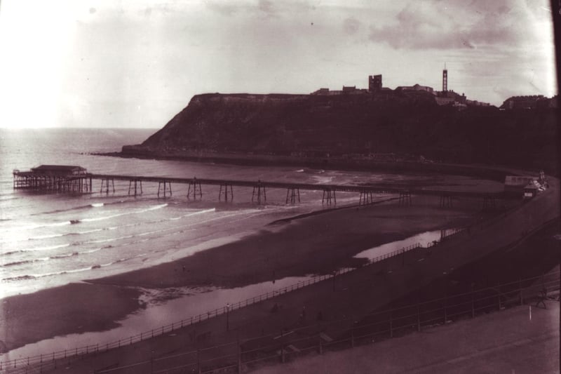 In 1890, the Scarborough Promenade Pier Company began an expensive improvement of their new acquisition, spending £10,000 redecking the walkway, installing electric lights, providing 'automatic machines' and building a row of shops at the landward entrance and a pavilion at the seaward end.