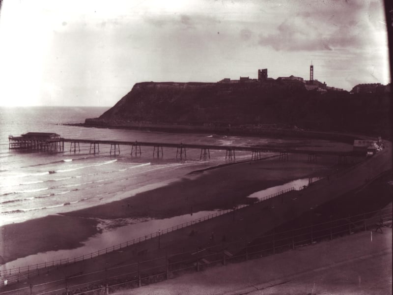 In 1890, the Scarborough Promenade Pier Company began an expensive improvement of their new acquisition, spending £10,000 redecking the walkway, installing electric lights, providing 'automatic machines' and building a row of shops at the landward entrance and a pavilion at the seaward end.