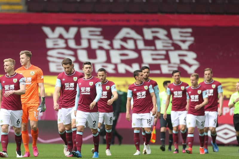 The Clarets are 1000-1 to win the division with five different bookmakers but are still expected to stick around for another season. The Clarets are joint fifth-favourites to go down at 37-13.