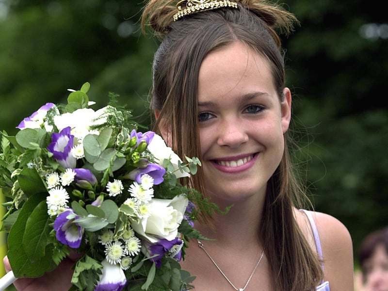 Horsforth Gala Queen Zoe Walker in June 2003.