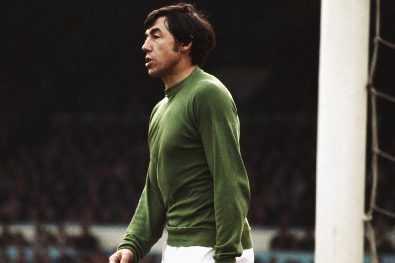 Considered to be one of the greatest goalkeepers of all time. Banks won 73 caps for his country and started every game as England lifted the Jules Rimet Trophy in 1966. He'll be fondly remembered for THAT save from Pele during the 1970 World Cup in Mexico.