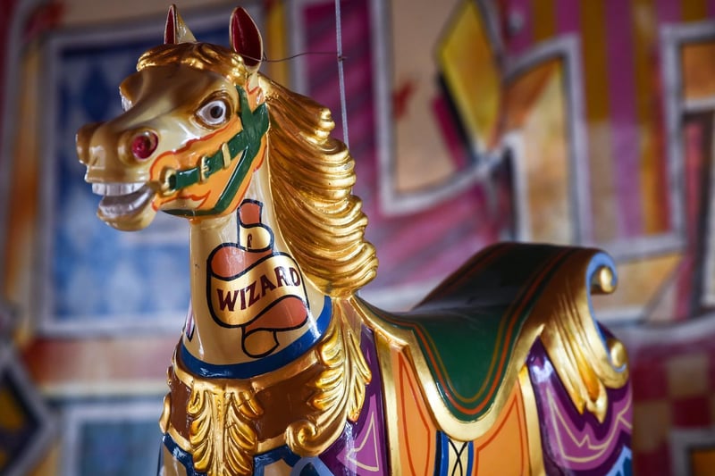 Carousel horses are featured in the venue - much like the horses found on the Gallopers and Steeplechase rides at Blackpool Pleasure Beach. Picture copyright: Daniel Martino/JPI Media