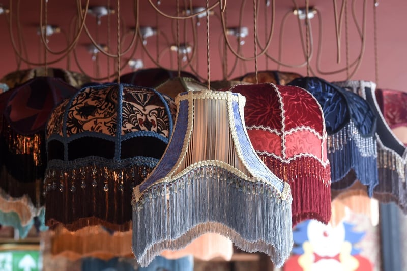 Traditional lampshades adorn the ceiling in the venue. Picture copyright: Daniel Martino/JPI Media