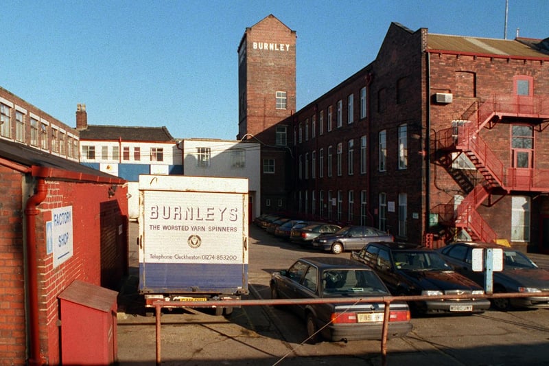 This is Burnley Mills at Gomersal which was earmarked for closure with the loss of 95 jobs in March 1996.