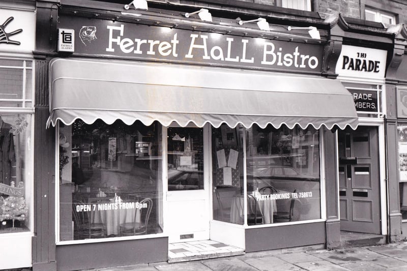 Do you remember the Ferret Hall Bistro on North Lane in Headingley? Pictured in December 1993.