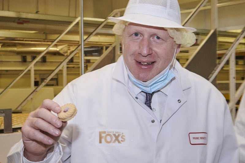 The PM said his favourite biscuit was a Fox’s jam and cream. Photo by Joel Anderson