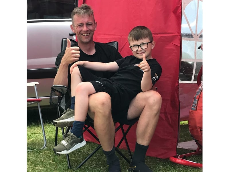 Faye Robinson said: "Happy Father’s Day Daddy love you millions Jack xxx"