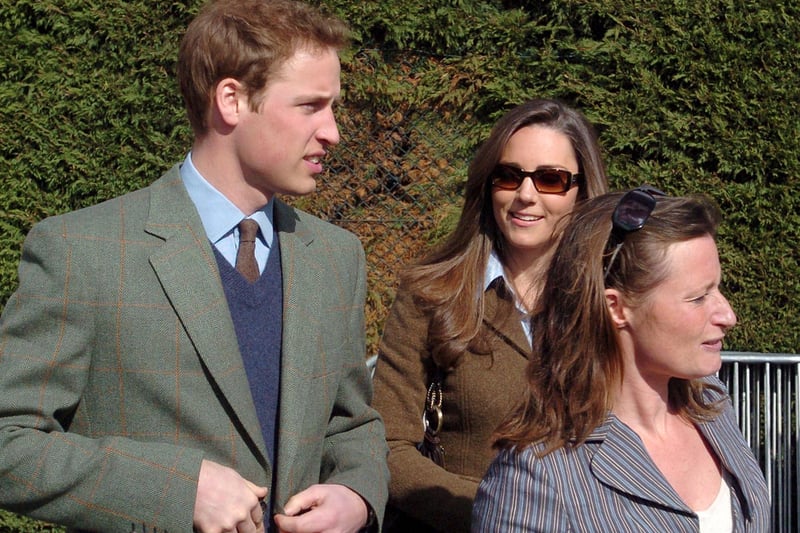 William and Kate arrive for the first day of the Cheltenham Festival in 2007