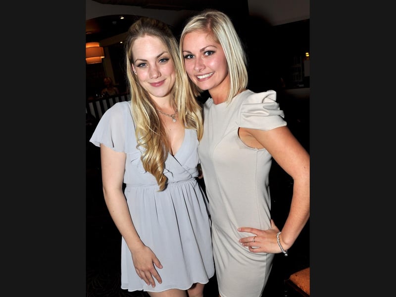Laura and Gemma in the Barbican.