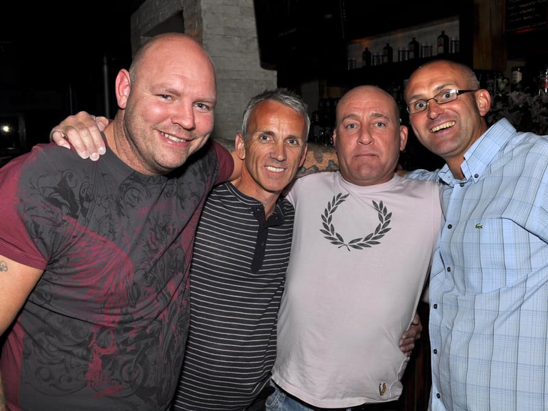 Dave, Steve, Milo and Smudge in Blue Lounge.