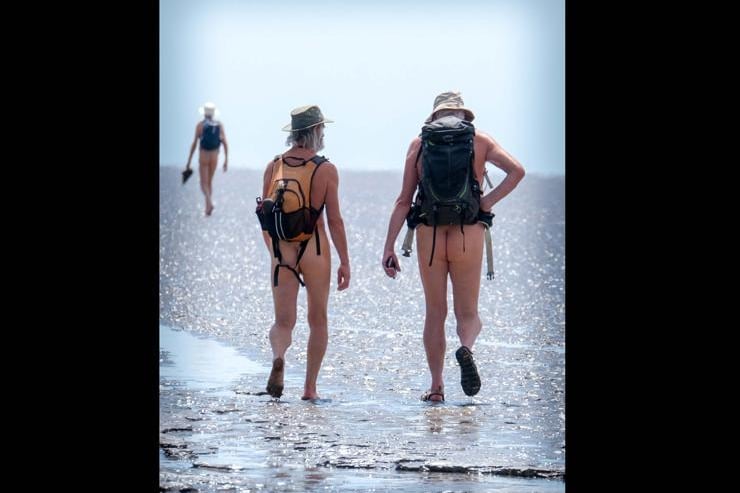 Organiser Ron O'Hara said "It's perfectly legal to take your clothes off on a British beach as long as you don't cause alarm or distress."