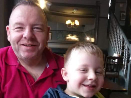 Louise Longstaff's son send this message to his dad Nigel: "Happy Father's Day,  hope you love your presents, lots of love from jack"