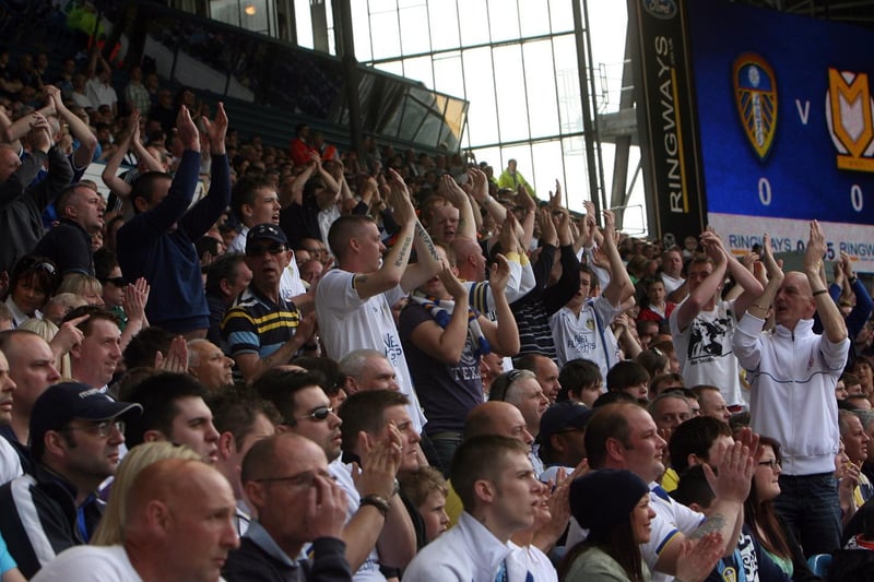 The Elland Road faithful were in good voice.