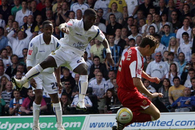 Max Gradel's composed finish restored Leeds' lead after Dean Lewington equalised for the MK Dons.