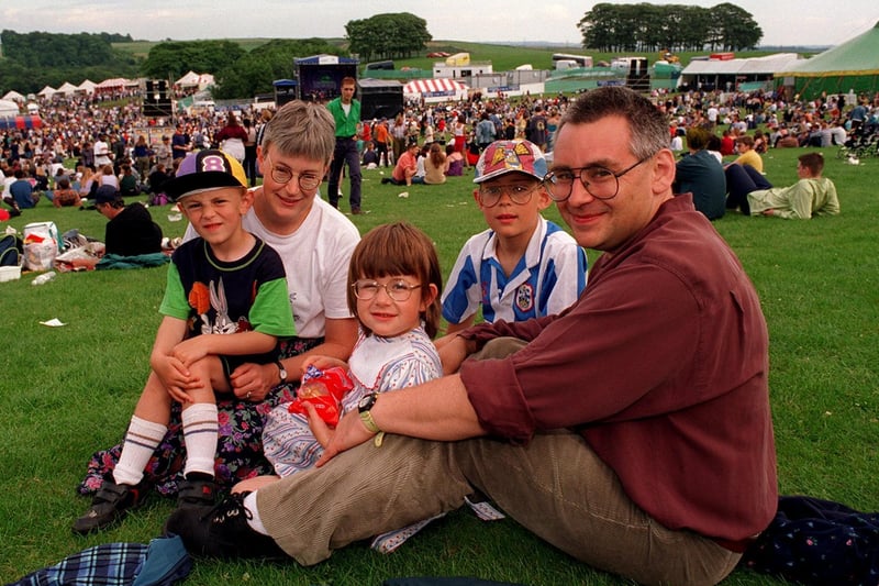 A family day out for Tina and Jonathan Crowther pictured with their children, left to right, Thomas, Emily and Robert.