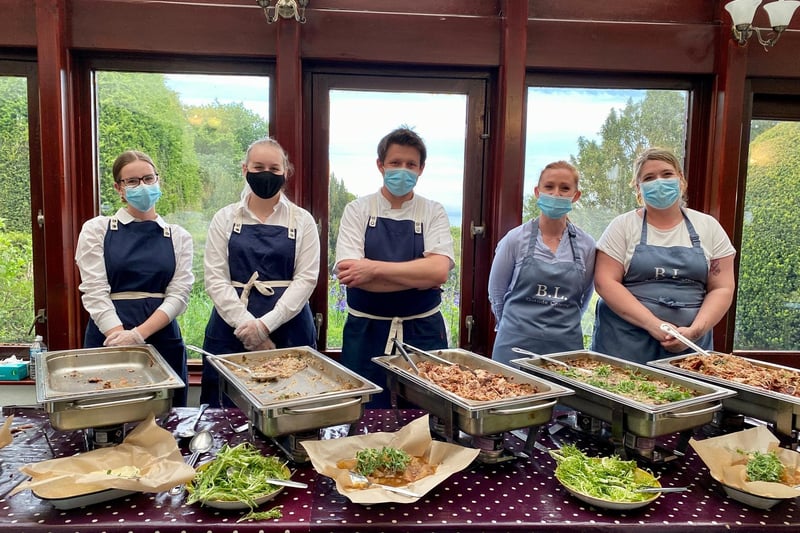 The catering team.