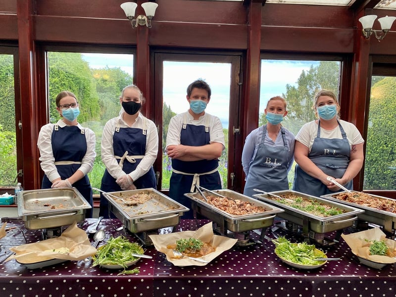 The catering team.