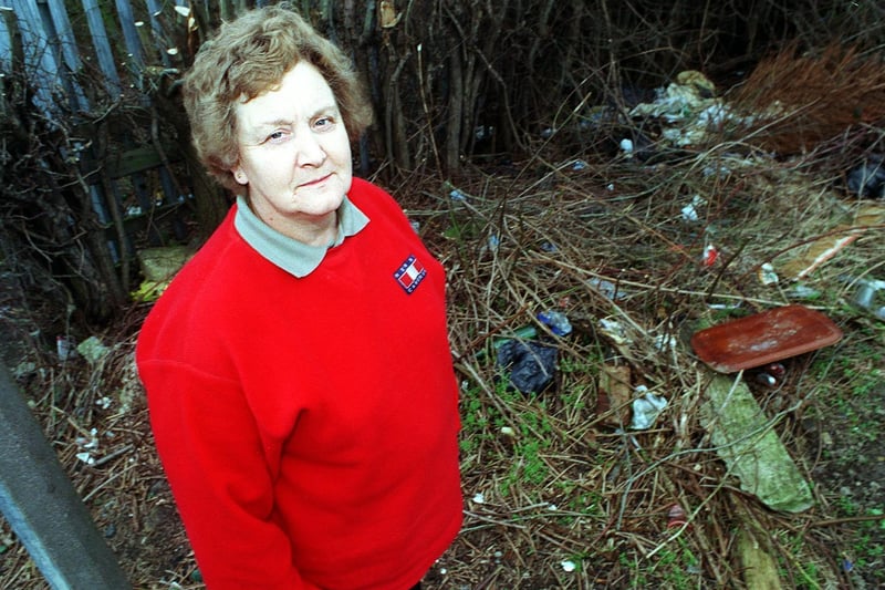 This is Harehills resident Sarah Mason who was unhappy after this rubbish was dumped near her home.