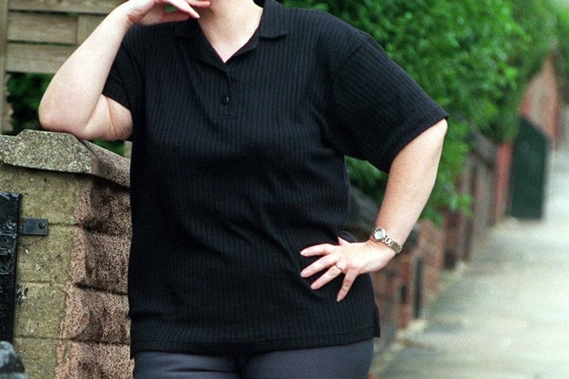 This is Harehills super slimmer Sharon Roberts pictured in June 1999 after she lost 15 stone.
