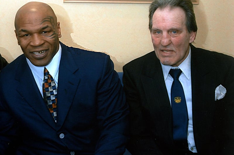 With Mike Tyson
