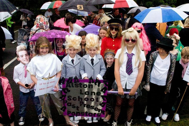 Alston Lane School Past Presents popstars during Grimsargh Field Day